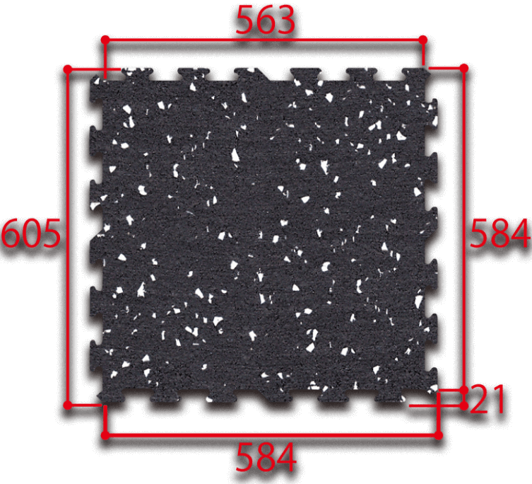 ラバーマットインターロッキングタイプ商品写真